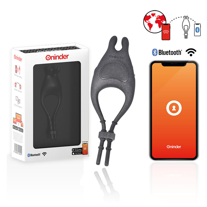 ANNEAU VIBRATEUR PAMPA AVEC STIMULATEUR DE CLITORIS 10 VITESSES - APPLICATION GRATUITE