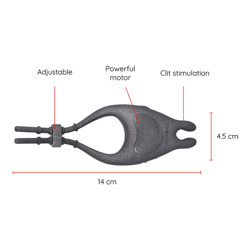 ANNEAU VIBRATEUR PAMPA AVEC STIMULATEUR DE CLITORIS 10 VITESSES - APPLICATION GRATUITE