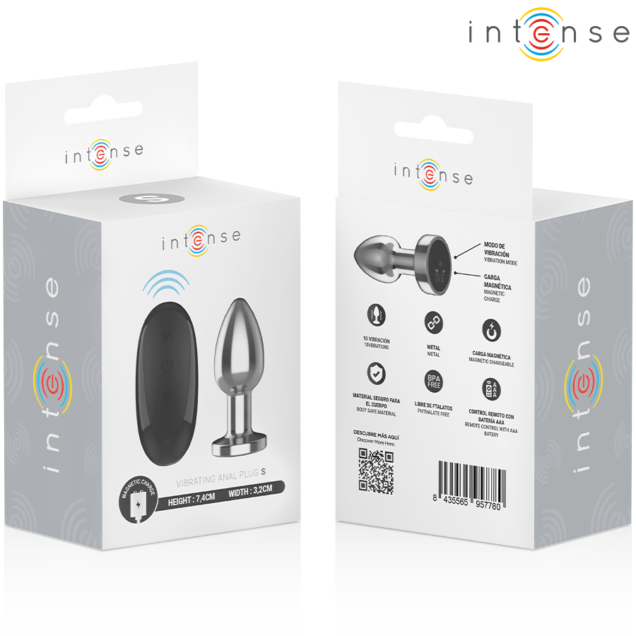 Veloria PLUG ANAL 10 VIBRATIONS MÉTAL AVEC TÉLÉCOMMANDE S