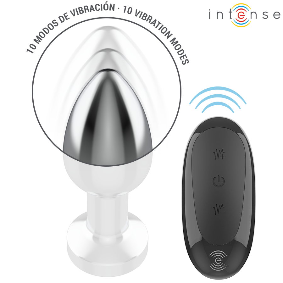 Veloria ANAL 10 VIBRATIONS MÉTAL AVEC TÉLÉCOMMANDE M